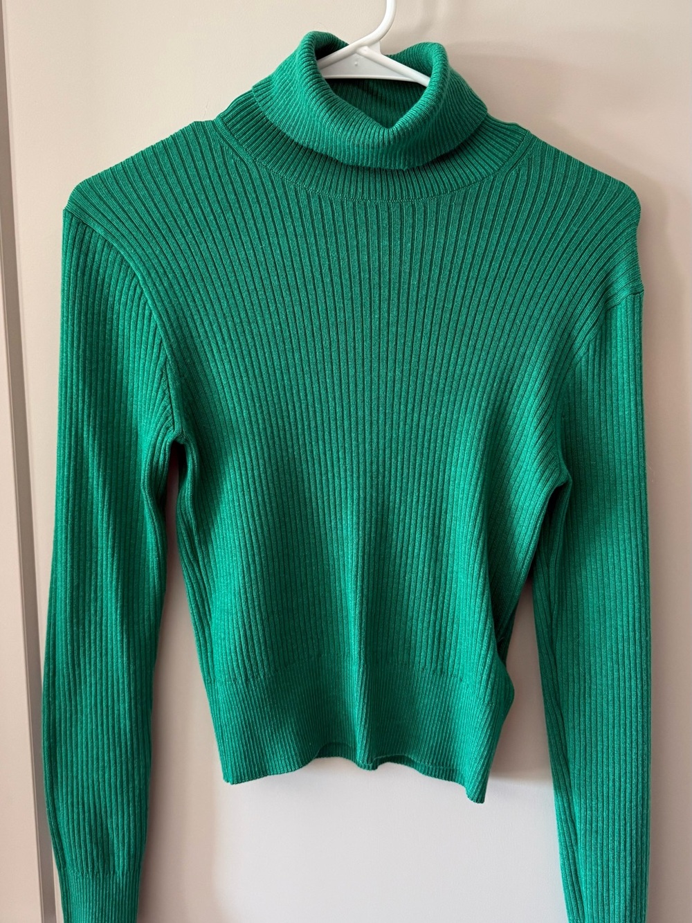 J. Crew Cropped Ribbed Turtleneck Sweater